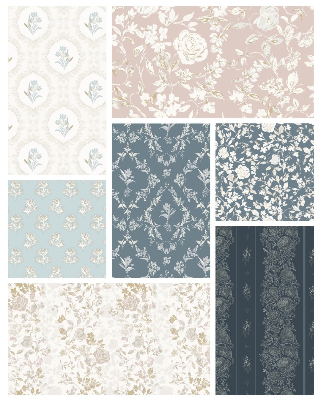 Pattern collection by Trisha Patel - Whispers of the Unseen Garden